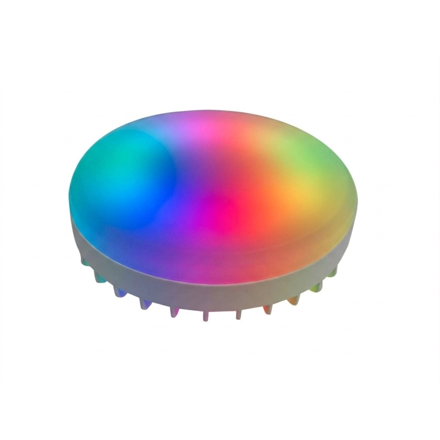 Immax NEO 07816L - Bombilla LED regulable RGB+CCT GX53/8W/230V Wi-Fi Tuya