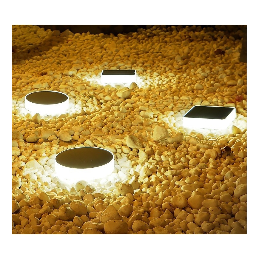 Immax NEO 07911L - Lámpara solar LED RGB regulable con sensor NEO LITE LED/1W/5V angular IP54 Tuya 1300 mAh