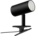 Immax NEO 08291L - Lámpara con pinza PUNTO 1xGU10/9W/230V negra