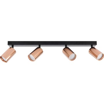Immax NEO 08303L - Lámpara de focos PUNTO 4xGU10/9W/230V oro rosa