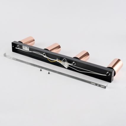 Immax NEO 08303L - Lámpara de focos PUNTO 4xGU10/9W/230V oro rosa