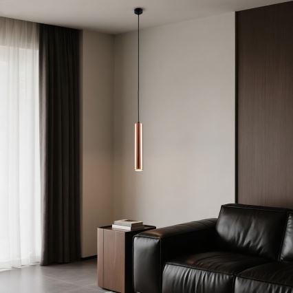 Immax NEO 08306L - Lámpara colgante PUNTO con cable 1xGU10/9W/230V, acabado oro rosa