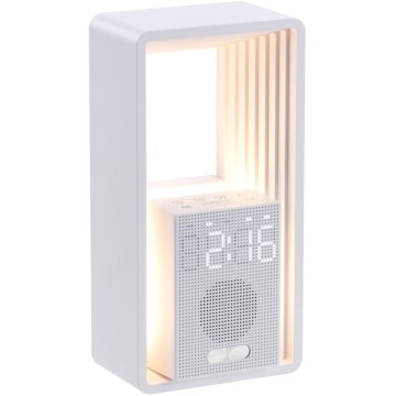 Immax NEO 09113L - Lámpara de mesa LED con despertador y función de carga CALM LED/3,5W/5V