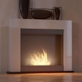 InFire - Chimenea BIO 87,5x110 cm 3kW blanco+