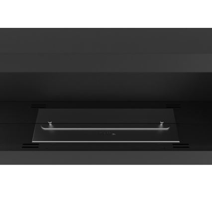 InFire - Chimenea BIO de esquina 45x90 cm 3kW negro