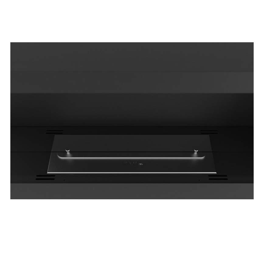 InFire - Chimenea BIO de esquina 45x90 cm 3kW negro
