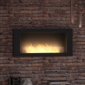 InFire - Chimenea BIO de pared 120x56 cm 3kW negra