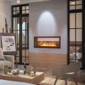 InFire - Chimenea BIO empotrada 120x50 cm 3kW bifacial