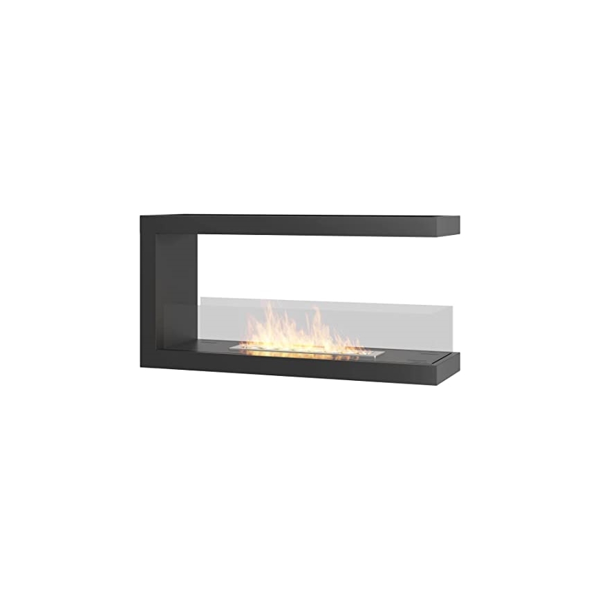 InFire - Chimenea de esquina BIO 100x50 cm 3kW bifacial