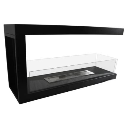 InFire - Chimenea de esquina BIO 100x50 cm 3kW bifacial