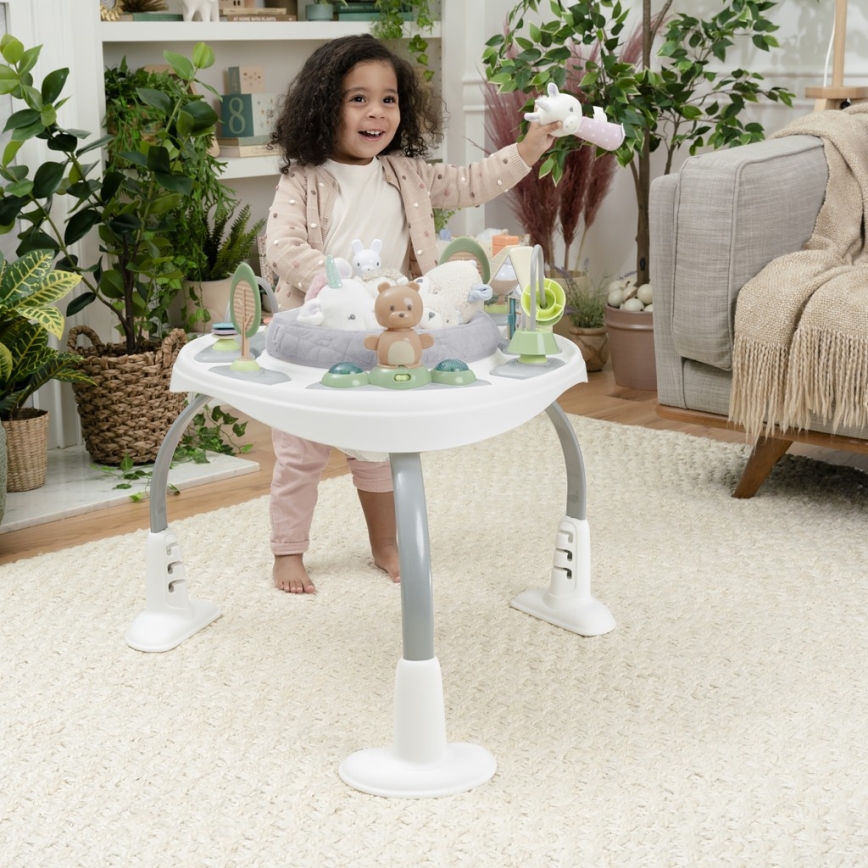 Ingenuity - Centro de actividades para bebés 2 en 1 SPRING&SPROUT 2xAA