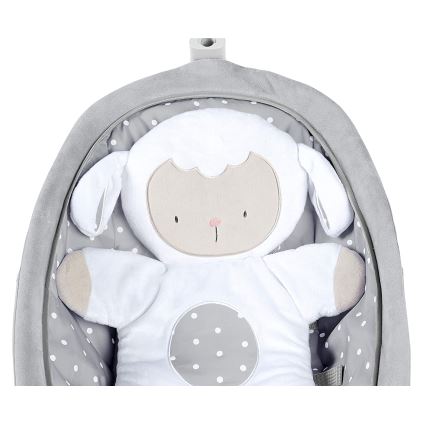 Ingenuity - Columpio para bebés con melodía CUDDLE LAMB 3xLR14