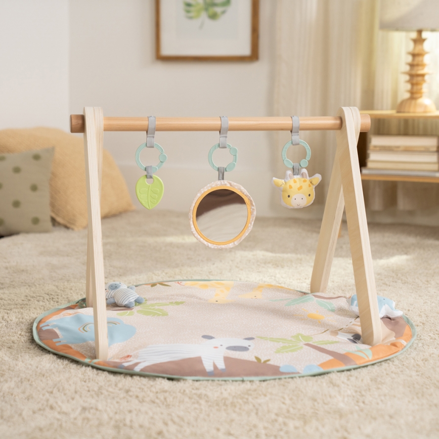 Ingenuity - Manta de juego para bebés WONDER & WOOD