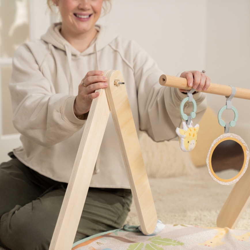 Ingenuity - Manta de juego para bebés WONDER & WOOD