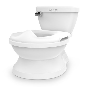 Ingenuity - Orinal infantil con sonido MY SIZE, blanco, 2x AAA