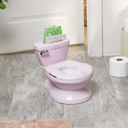 Ingenuity - Orinal infantil con sonido MY SIZE rosa 2x AAA