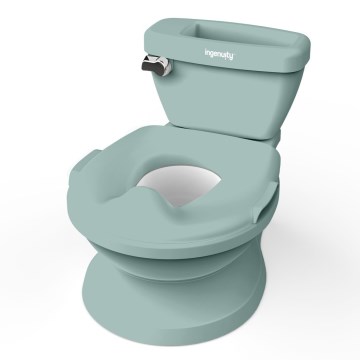 Ingenuity - Orinal infantil con sonido MY SIZE verde 2xAAA