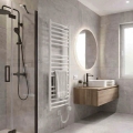 Instal Projekt - Radiador eléctrico de baño AMBRE 400W 123x50 cm blanco