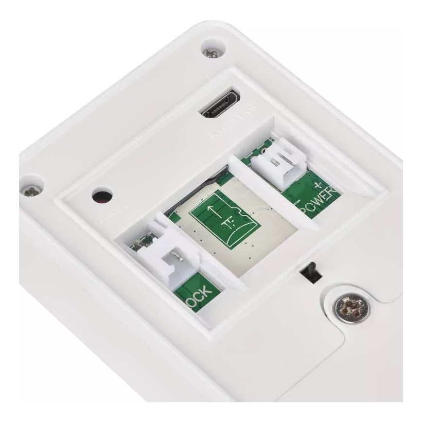 Intercomunicador de video inalámbrico con un panel solar GoSmart 4400 mAh 3xAA IP44 Wi-Fi Tuya