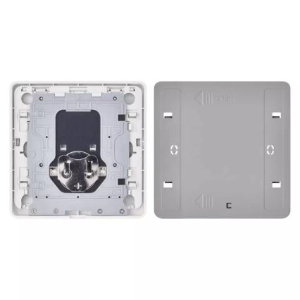 Interruptor 1 botón GoSmart 1xCR2430 Tuya blanco