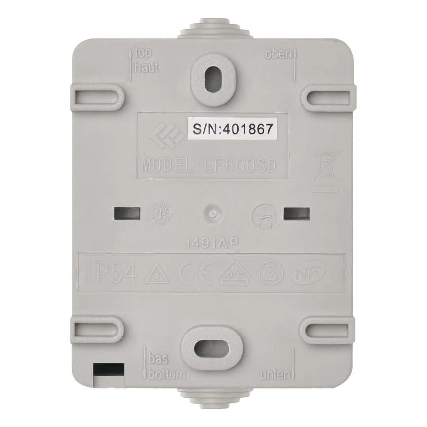 Interruptor de 1 pulsador IP54