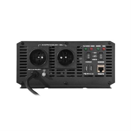 Inversor de tensión 1000W/12/230V