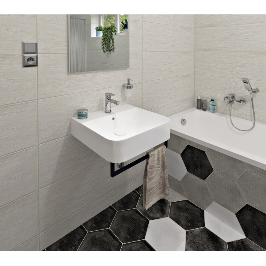 Isvea - Lavabo de sobremesa/suspendido SOTT AQUA 50x50 cm cerámica/blanco