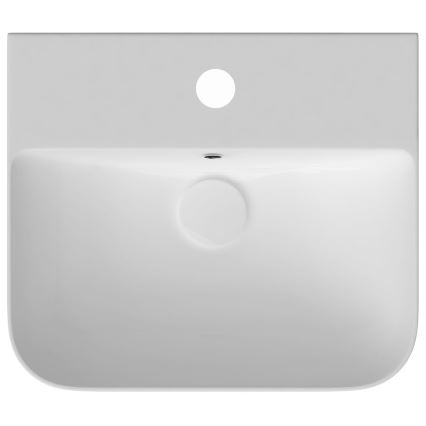Isvea - Lavabo de sobremesa/suspendido SOTT AQUA 50x50 cm cerámica/blanco