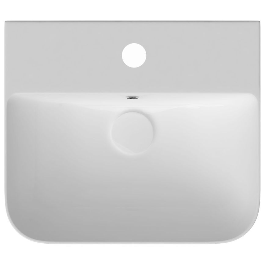 Isvea - Lavabo de sobremesa/suspendido SOTT AQUA 50x50 cm cerámica/blanco