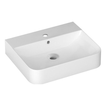Isvea - Lavabo sobre encimera/colgante SOTT AQUA 60,5x50 cm cerámica/blanco