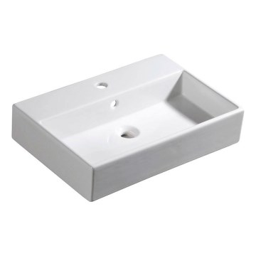 Isvea - Lavabo sobre encimera PURITY 60x42 cm cerámica/blanco