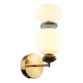ITALUX - Aplique de pared LED EVANS LED/12W/230V 3000K dorado