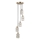 ITALUX - Lámpara colgante ALMA con cable 5xE27/40W/230V dorada