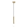 ITALUX - Lámpara colgante con cable FILANO 1xG9/5W/230V dorada