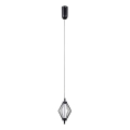 ITALUX - Lámpara colgante con cable SEVILLA LED/5W/230V 3000K negra