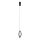 ITALUX - Lámpara colgante con cable SEVILLA LED/5W/230V 3000K negra