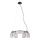 ITALUX - Lámpara colgante con cable SIMONA 6xE14/40W/230V negro/dorado