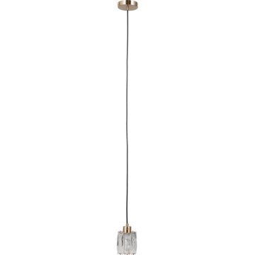 ITALUX - Lámpara colgante con cable TORNO 1xE14/40W/230V dorada
