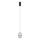 ITALUX - Lámpara colgante LED ALANI con cable LED/6W/230V 3000K negro/dorado