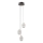 ITALUX - Lámpara colgante LED con cable ALANI 3xLED/5W/230V 3000K negro/dorado