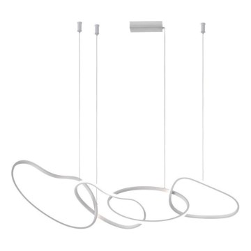 ITALUX - Lámpara colgante LED con cable FONTE LED/60W/230V 3000/4000/6000K blanca