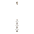 ITALUX - Lámpara colgante LED con cable SEVILLA LED/15W/230V 3000K dorada