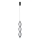 ITALUX - Lámpara colgante LED con cable SEVILLA LED/15W/230V 3000K negra
