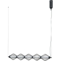 ITALUX - Lámpara colgante LED con cable SEVILLA LED/25W/230V 3000K negra