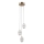 ITALUX - Lámpara colgante LED suspendida por cable ALANI 3xLED/5W/230V 3000K dorada