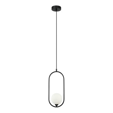 ITALUX - Lámpara colgante LUPUS 1xG9/25W/230V negro