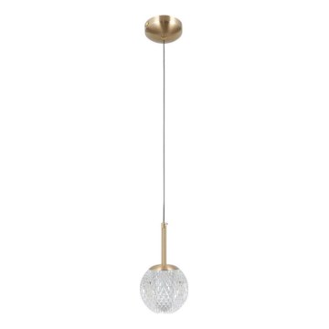 ITALUX - Lámpara colgante PADRI con cable 1xG9/5W/230V, acabado dorado