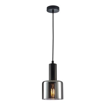 ITALUX - Lámpara colgante SANTIA 1xE27/40W/230V negro