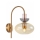 ITALUX - Lámpara de pared FANDA 1xE27/40W/230V dorada/beige ahumada