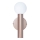 ITALUX - Lámpara de pared FILANO 1xG9/5W/230V oro rosa